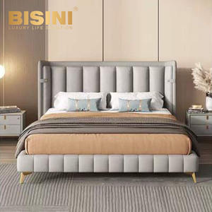 Cama sencilla y moderna <span class=keywords><strong>para</strong></span> niños y <span class=keywords><strong>niñas</strong></span>, bolsa suave de almacenamiento de lujo, de madera maciza - Product Image 3