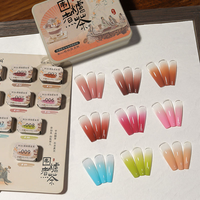 Palette de 9 couleurs personnalisable avec logo, ensembles de vernis à ongles UV en gel, gel de résine professionnel pour le nail art, fournitures de salon, lampe UV, DIY français