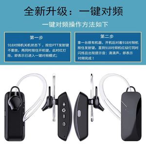 หูฟังบลูทูธไร้สายขนาดเล็กดีไซน์แบบเกี่ยวหู UHF400 480MHz 5G แบตเตอรี่ลิเธียมสำหรับร้านอาหารร้านเสริมสวย - Product Image 5