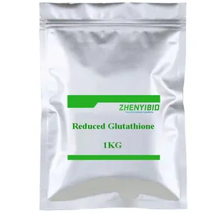 China Supplier Bulk Best Pure Gsh Powder L-glutathione Reduced Supplement 1kg Glutathione For Skin Whitening