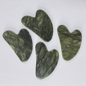 Natural xiuyan guasha Beauty jade Jade facial massage tool Natural jade scraper Beauty face scraper jade gua sha - Product Image 6
