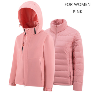 <span class=keywords><strong>Giacca</strong></span> 3-in-1 di Alta Qualità per Caccia, Campeggio, Sci e Snowboard, Impermeabile, Antivento, Traspirante e Assorbente l'Umidità - Product Image 5