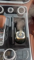 Diffuseur d'huiles essentielles intelligent de luxe pour voiture, projection d'étoiles, aromathérapie, diffuseur d'arômes, lumière décorative, matériau en verre pour voitures