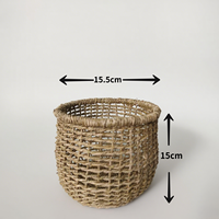Panier tissé de qualité alimentaire pour la maison hôtel restaurant jonc de mer panier à pain fait main panier de fruits