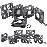 Ventilateur axial haute vitesse 120 mm, étanche, industriel, électrique, en plastique, 12 V 24 V, double roulement à billes, pour ventilation