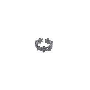 Fashion <b>Rings</b> 316L Stainless Steel PVD Gold Plating Sustainable Resistant Flower Design Women's Jewelry - Product Image 1