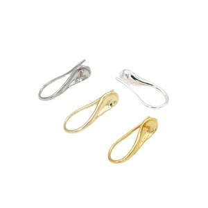 Ganchos para Orejas Chapados en Oro, Accesorios de Joyería de Cobre A18 para Pendientes - Product Image 5