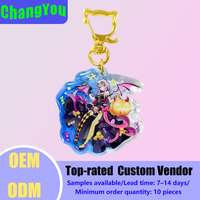 Échantillon Gratuit, Breloques Porte-clés en Acrylique Vierge Pas Chères, Personnalisables avec Logo Imprimé, Photo, PVC, Cadeau Promotionnel Artisanat, Haute Transparence