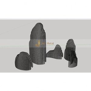 Escultura Grande de Acero Inoxidable, Impermeable, Estilo Art Deco, Duradera, Personalizada de Fábrica, Multifuncional, para Montaje en Suelo en Exteriores - Product Image 6