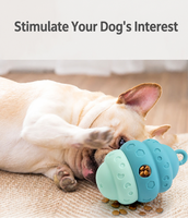 Jouet distributeur de friandises en silicone de qualité alimentaire, labyrinthe interactif pour chiens et chats, jouet à mâcher pour le nettoyage des dents