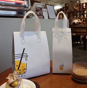 Sac de livraison alimentaire réutilisable et écologique personnalisé avec logo sérigraphié, en non-tissé, isolé en feuille d'aluminium, pour café, jus, pique-nique - Product Image 3