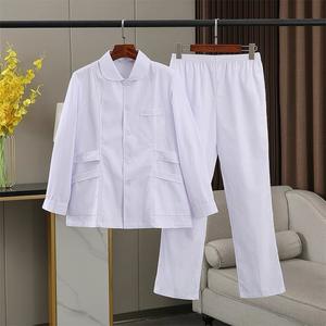 Uniforme d'infirmière à manches longues femme été hôpital deux pièces à manches courtes ensemble d'un costume fendu section courte complète - Product Image 3