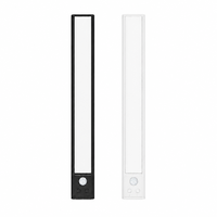 Lumière LED sous-armoire moderne et intelligente sans fil avec détecteur de mouvement PIR, recharge rapide, batterie intégrée, à coller, pour armoire et cuisine