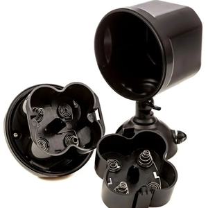 Plafonnier LED Spot Nordique à Tête Mobile Haute Luminosité en ABS Noir 600ml pour Intérieur - Product Image 3