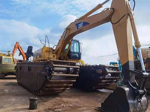 Caterpillar pour l'excavatrice amphibie de CAT 320C poids d'opération de 20 tonnes utilisé pour la vente à Changhaï - Product Image 2