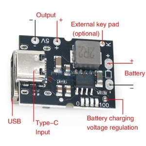Module intégré de charge et de décharge haute précision 5V2A, entrée Type-C, compatible avec batterie au lithium 4.2V - Product Image 3