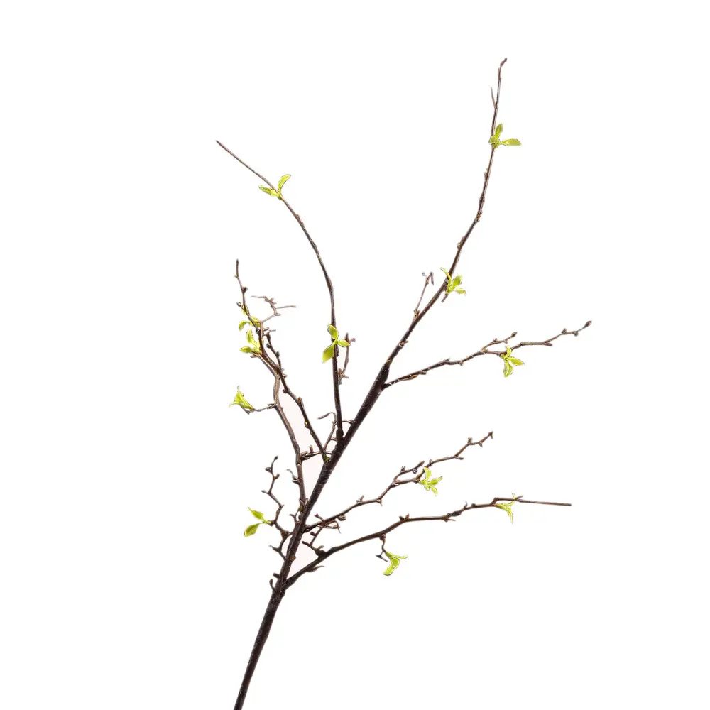 Artificial Wedding Flowers M377 Faux Indoor Artificial Flower Leaf Real Touch Tree Branches Rattan Silk Artificial Green Plant Stem For Home Decor Wedding