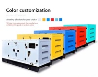 Générateur diesel électrique super silencieux 20-60 KVA, portable, à châssis ouvert, avec ATS pour usage domestique
