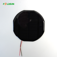 Panneaux solaires en résine époxy de type N sans cadre anti-UV 5,5 V 1 W 22 % d'efficacité pour jouets