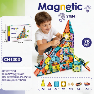 Kit <span class=keywords><strong>de</strong></span> tuiles magnétiques DIY pour garage <span class=keywords><strong>de</strong></span> stationnement avec voitures et avions 5,5 cm – Blocs <span class=keywords><strong>de</strong></span> <span class=keywords><strong>construction</strong></span> STEM éducatifs en gros pour enfants - Product Image 4