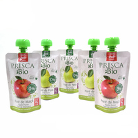 personnalisable, pour jus de fruits, boissons, bec, emballage, bec, sac à bec transparent, produit Recyclable