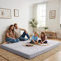 Matelas en mousse haute densité avec gel de soulagement de la pression, respirant, type futon, faible MOQ, directement de l'usine