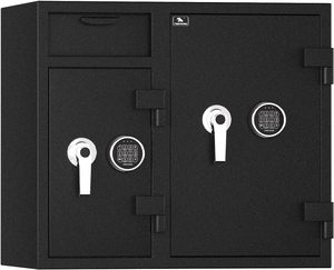 <span class=keywords><strong>TIGERKING</strong></span> Coffre-fort commercial robuste à double porte de 10,08 pieds cubes avec fente de dépôt, résistance au feu de 45 minutes, pour espèces et documents - Product Image 6