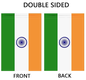 Bandera de Jardín de la India 12x18, Pequeñas Banderas Indias para Jardín, Patio, Porche, Día de la Independencia, Festival Patriótico - Product Image 4