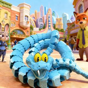 Venta Directa de Fábrica, Figura de Serpiente Impresa en 3D de Zoo <span class=keywords><strong>Gary</strong></span> con Articulaciones Móviles, un Gran Regalo de Cumpleaños para Niños - Product Image 6