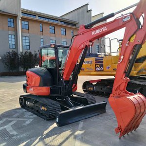Miniexcavadora usada de segunda mano de 5 toneladas, Compacta y flexible, Kubota japonesa, en buenas condiciones, con una capacidad de 5 toneladas - Product Image 2
