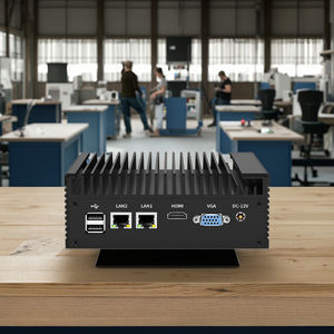 كمبيوتر صغير فائق الجودة مع معالج رباعي النواة ذاكرة فيديو مدمجة مقاومة للاهتراء متينة للاستخدام الصناعي قابس لنا - Product Image 4