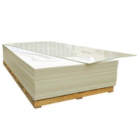 Panneau solide ignifuge classe V2, plaque en plastique PP ignifuge pour la construction et la ventilation