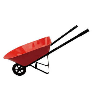 Brouette robuste en acier pour enfants, usage domestique et jardinage, capacité de charge de 15 kg et capacité de 6 pieds cubes pour le sable, pratique et multifonctionnelle - Product Image 4