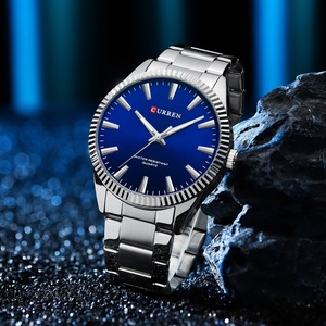Montre à quartz en alliage pour homme Verre Luminescence nocturne Aiguilles lumineuses Bracelet en acier inoxydable Étanche Simple Pointeur Affaires Mode Luxe - Product Image 5