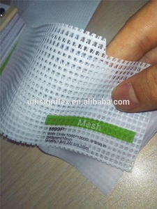 340gsm 10oz <span class=keywords><strong>Polyester</strong></span> lưới biểu ngữ Chất liệu PVC Vinyl lưới biểu ngữ ngoài trời với lót - Product Image 4