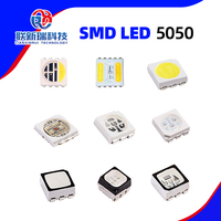 Puce LED CMS Diode Perle Lumineuse Lampe Blanche Rouge Verte Bleue RGB UV 3V 9V 0402 0603 0805 1206 3014 3020 3528 2835 3535 5050 5630 5730