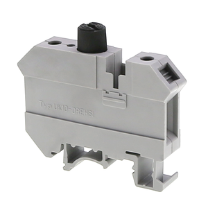 ZLS UK-10RD черный предохранительный терминал, никелированный медный 2-полюсный Промышленный терминал, 16 плоских или менее - Product Image 3