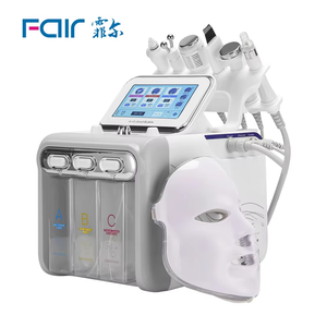 Appareil de beauté pour le visage 7-en-1 H2O2 Oxygen Water Spa, machine de soin de la peau à bulles fines, équipement de rajeunissement cutané de bureau - Product Image 4