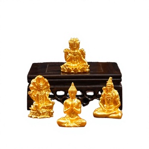 ขายส่งของตกแต่งห้องบูชาแบบ DIY พระพุทธรูปเรซิ่นขนาดเล็ก พระศิวะ พระบราห์มา พระวิชุนู งานฝีมือ รูปปั้น งานเพ้นท์มือ สำหรับคริสต์มาส ฮาโลวีน - Product Image 3