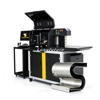 Machine de cintrage de lettres en relief CNC entièrement automatique avec logiciel de contrôle de profondeur de rainurage, hauteur 200 mm pour la fabrication de panneaux métalliques