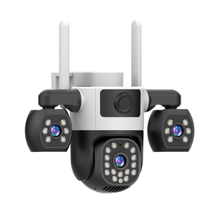 كاميرا V380 Pro SC26-W-L PTZ بسعر المصنع، 3 عدسات و3 شاشات، 6 ميجابكسل، اتصال صوتي ثنائي الاتجاه، كاميرا مراقبة - Product Image 2