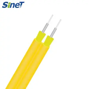 OEM 2.0mm or 3.0mm GJFJBV GJFJBH SM Tight Buffered duplex zipcord indoor fiber optic cable for patch cord used