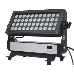 Lampu efek cuci dinding, lampu pencahayaan panggung 44x10W LED RGBW IP 65 tahan air pencahayaan luar ruangan cuci dinding