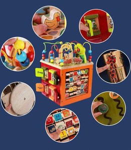 Khám Phá Trang Trại Động Vật Hoạt Động Centy Cube Mê Cung Đồ Chơi Trẻ Em Bằng Gỗ Hoạt Động Cube Giáo Dục Đồ Chơi Mầm Non Học Tập Đồ Chơi Bé Trẻ Em - Product Image 2