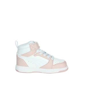 Puma Girls' High Top Sneakers White Pink 21 <b>Soft</b> Casual <b>Shoes</b> - Product Image 4