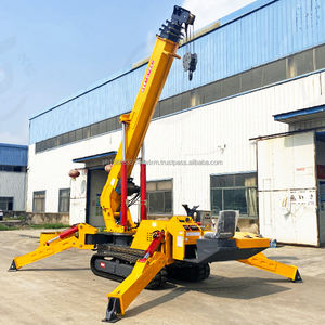 Vente en gros pas cher 3 tonnes 5 tonnes espace étroit petite mini grue sur chenilles grue sur chenilles de levage d'araignée - Product Image 4