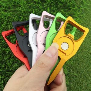 Herramienta de golf 6 en 1 con abridor de botellas y marcador de bola, herramienta metálica para reparar divots, bajo MOQ - Product Image 5
