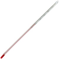 Customizable ODM 30cm Red Glass Rod Thermometer 0-200℃ Range for Water and Alcohol Temperature Instruments