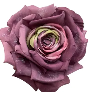 GOG0607 capolino fiore di seta rosa bianca petali sfuso fiori finti artificiali decorazione per la casa di nozze