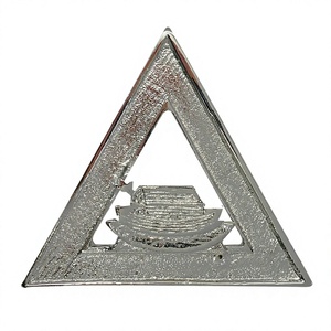 BAHOO BRODERIES Maçonnique Regalia Royal Ark Mariner RAM Officier Collier-Commandant Bijoux Franc-Maçon Bijoux Argent Plaqué Doré - Product Image 1